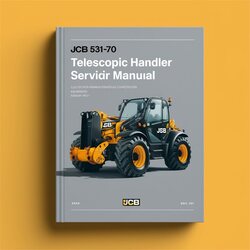 JCB 531-70 Telescopic Handler Service Repair Workshop Manual PDF