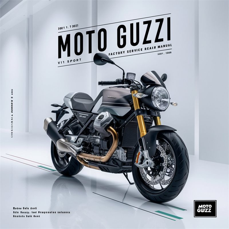 Moto Guzzi V Models V11 Sport Service Repair Workshop Manual PDF