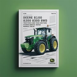 Deere 8100 8200 8300 8400 2WD Mfwd Diagnosis Tests (TM1576) Service Repair Workshop Manual PDF