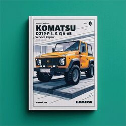Komatsu D21a-e-p-pl-s-q-6-6a-6b Service Repair Workshop Manual PDF