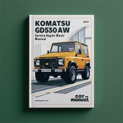 Komatsu GD530AW GD650AW GD670AW Service Repair Workshop Manual PDF