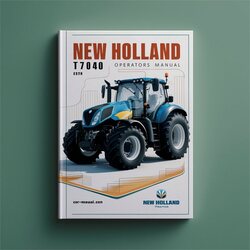 New Holland T7040 Tractor Operators Operator's Manual PDF