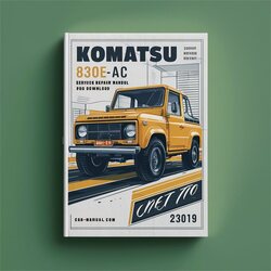 Komatsu 830E-1AC A30109-a30140 Service Repair Workshop Manual PDF