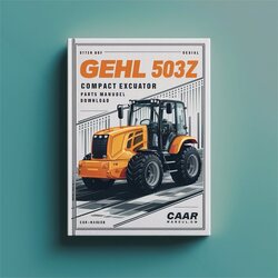 Gehl 503Z Compact Excavator Parts (beginning Serial Number: Ac02471) Catalog PDF