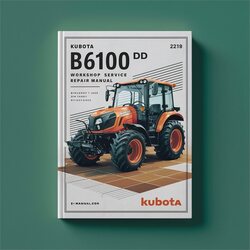 Kubota B6100 D Service Repair Workshop Manual PDF