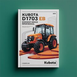 Kubota D1703 E2B Service Repair Workshop Manual PDF