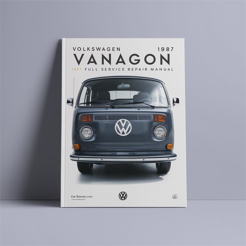1987 Volkswagen Vanagon Service Repair Workshop Manual PDF