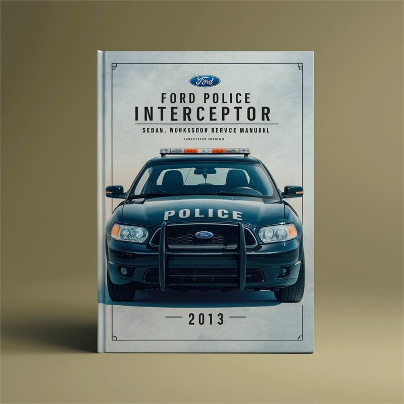 2013 Ford Police Interceptor Sedan -200mb Service Repair Workshop Manual PDF