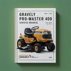 Gravely Promaster 400 Service Repair Workshop Manual PDF