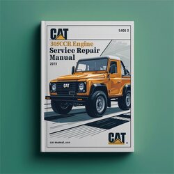 CAT 305C Cr Engine S4Q2-T Service Repair Workshop Manual PDF