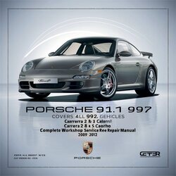 2009-2012 Porsche 911 997 Generation 2 Carrera, Gt3, Turbo Service Repair Workshop Manual PDF