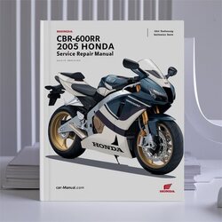2005 Honda CBR Series CBR600RR Service Repair Workshop Manual PDF