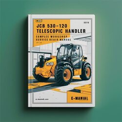 JCB 530-70 532-120 533-105 Telescopic Handler Manual completo de servicio y reparación del taller 
