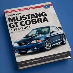 1994-2004 Ford GT Mustang Cobra Service Repair Workshop Manual PDF