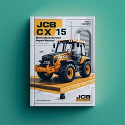 JCB 3 CX 15 1616000-1625999 Service Repair Workshop Manual PDF