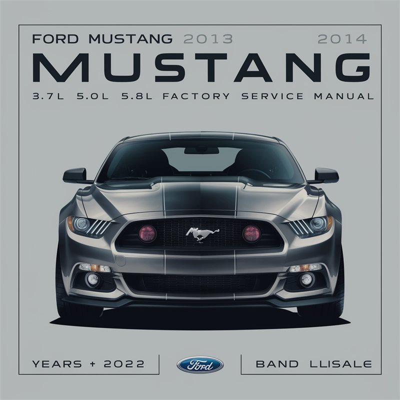 2013-2014 Ford Mustang 3.7l 5.0l 5.8l Service Repair Workshop Manual PDF