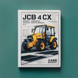 JCB 4 CX 903000 Onwards Service Repair Workshop Manual PDF
