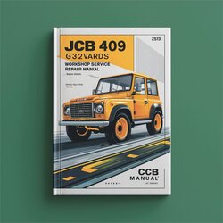 JCB 409 632700 Onwards Service Repair Workshop Manual PDF