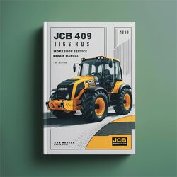 JCB 409 1163000 Onwards Service Repair Workshop Manual PDF
