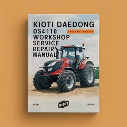 Kioti Daedong DS4110 DS4510 Tractor Service Repair Workshop Manual PDF