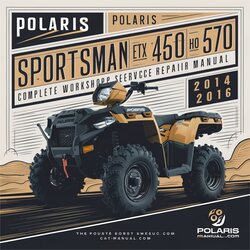 2014-2016 Polaris Sportsman 325 ETX 450 HO 570 ATV Service Repair Workshop Manual PDF