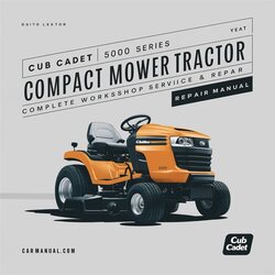 Cub Cadet 5000 Series Compact Mower Tractor Service Repair Workshop Manual PDF