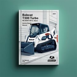 Bobcat T300 Turbo SN 525411001 Above Service Repair Workshop Manual PDF