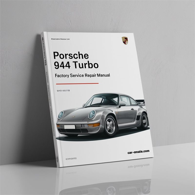 1987-1991 Porsche 944 Turbo Service Repair Workshop Manual PDF