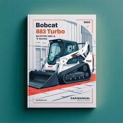 Bobcat 883 Turbo SN 517911001 Up (g Series) Service Repair Workshop Manual PDF