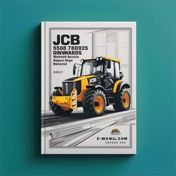 JCB 5508 780925 Onwards Service Repair Workshop Manual PDF