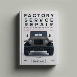 Dana Spicer Model 30 44 60 Drive Axles Service Repair Workshop Manual PDF