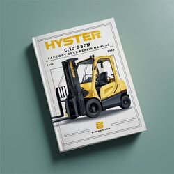 Hyster C010 S30XM Forklift Service Repair Workshop Manual PDF