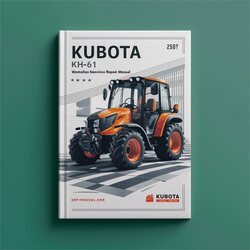 Kubota KH61 KH-61 Workshop Manual de servicio y reparación 