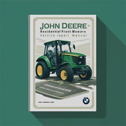 John Deere F525 Residential Front Mowers Service Repair Workshop Manual PDF