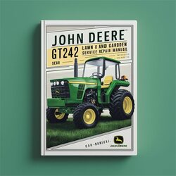 John Deere GT242 Lawn Garden Tractor Service Repair Workshop Manual PDF