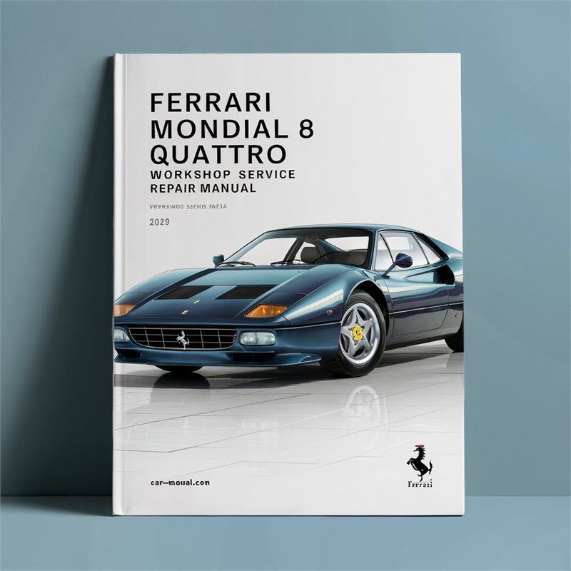 Ferrari Mondial 8 Quattro Valvole Service Repair Workshop Manual PDF