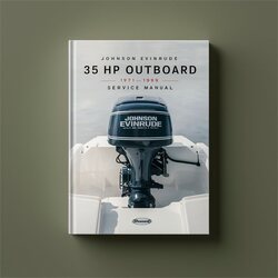 1971-1989 Johnson Evinrude 35 HP Outboard Service Repair Workshop Manual PDF