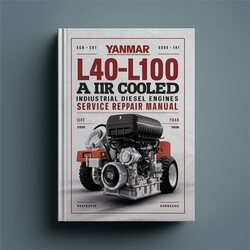 Yanmar Engines Manuals L40-L100 AIR Cooled LA Series Industrial Diesel Service Repair Workshop Manual PDF