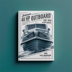 1991-1994 Johnson Evinrude 40 HP Outboard Service Repair Workshop Manual PDF