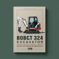 Bobcat 324 Excavator SN AKY511001 Above Service Repair Workshop Manual PDF