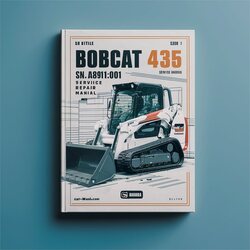 Bobcat 435 Excavator SN AA8911001 Above Service Repair Workshop Manual PDF