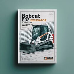 Bobcat E32 Excavator SN Ac2n11001 Above Service Repair Workshop Manual PDF