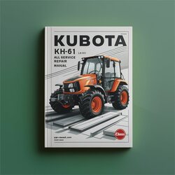 Kubota KH61 KH-61 All Manual de servicio y reparación 