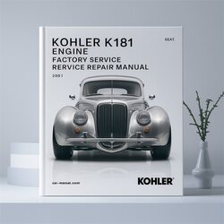 Kohler K Series K181 Engine Service Repair Workshop Manual PDF