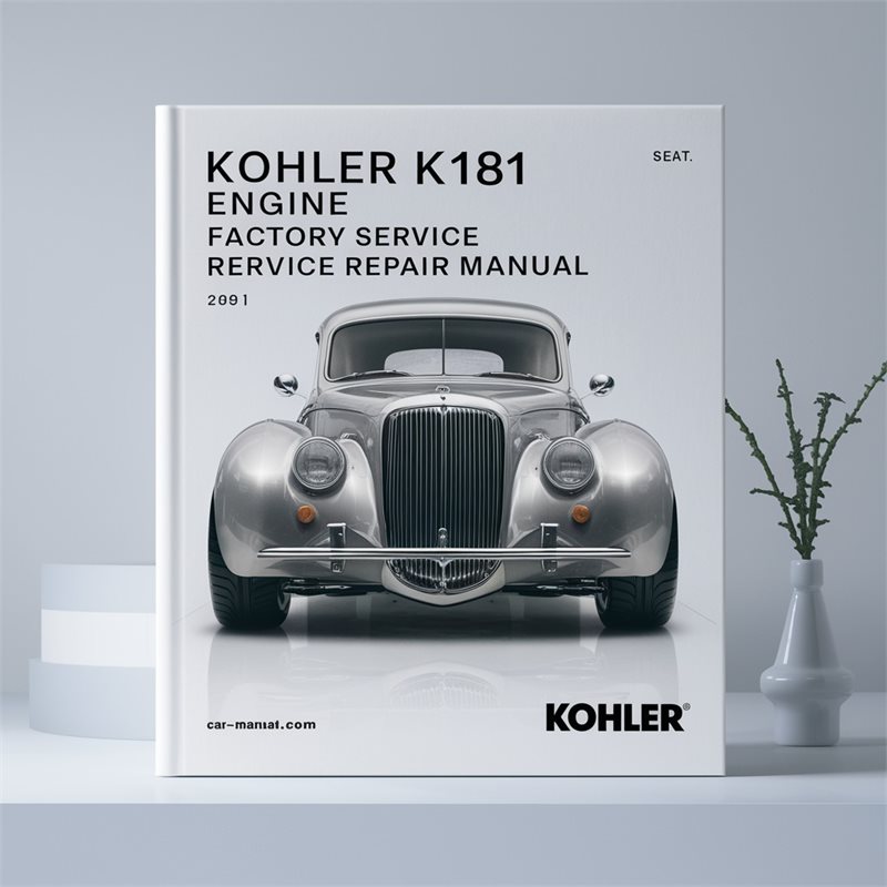 Kohler K Series K181 Engine Service Repair Workshop Manual PDF
