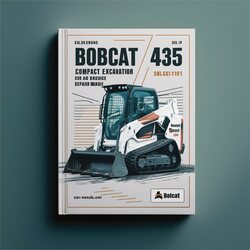Bobcat 435 Compact Excavator SN Aa8a11001 Up Service Repair Workshop Manual PDF