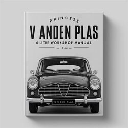 BMC Princess Vanden Plas 4 Litre Service Repair Workshop Manual PDF