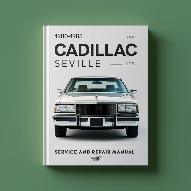 1980-1985 Cadillac Seville Service Repair Workshop Manual PDF