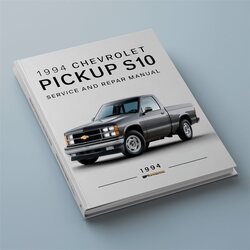 1994 Chevrolet S10 Pickup Service Repair Workshop Manual PDF