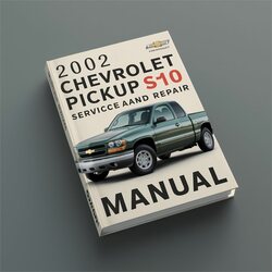 2002 Chevrolet S10 Pickup Service Repair Workshop Manual PDF